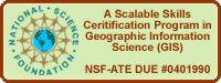 Scalable Skills Certification Program logo, NSF-ATE DUE #0401990