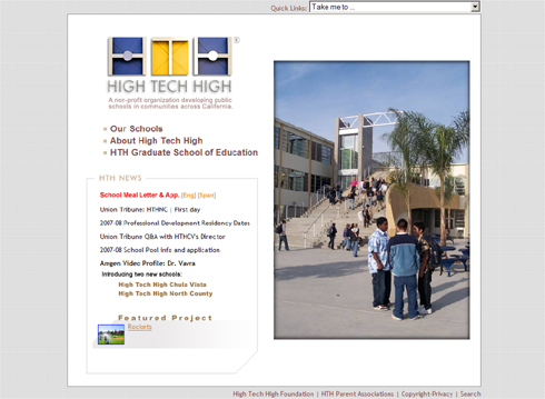 High Tech High website