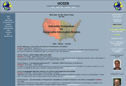 UCGIS website