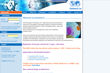 Geosearch website