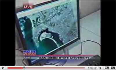Video of KUSI News9 covering Geospatial technologies at SDSU